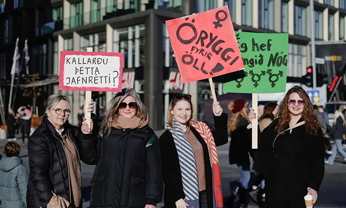 A Nobel Prize And 24-Hour Iceland Strikes Means Renewed Focus On The Gender Pay Gap