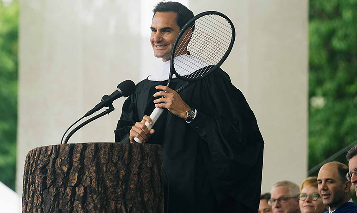 Roger Federer commencement speech 2024